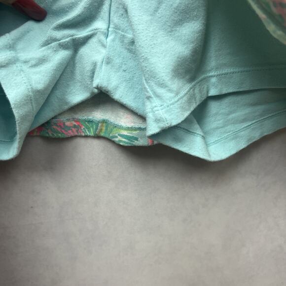 Lilly Pulitzer Womens Skort Size Large Vibrant Multicolor Pink Teal Animal Print - Picture 9 of 14